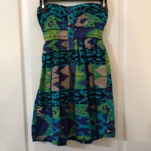 Colored print dress